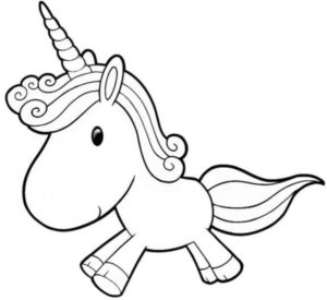 unicorni disegni per bambini da stampare gratis e colorare