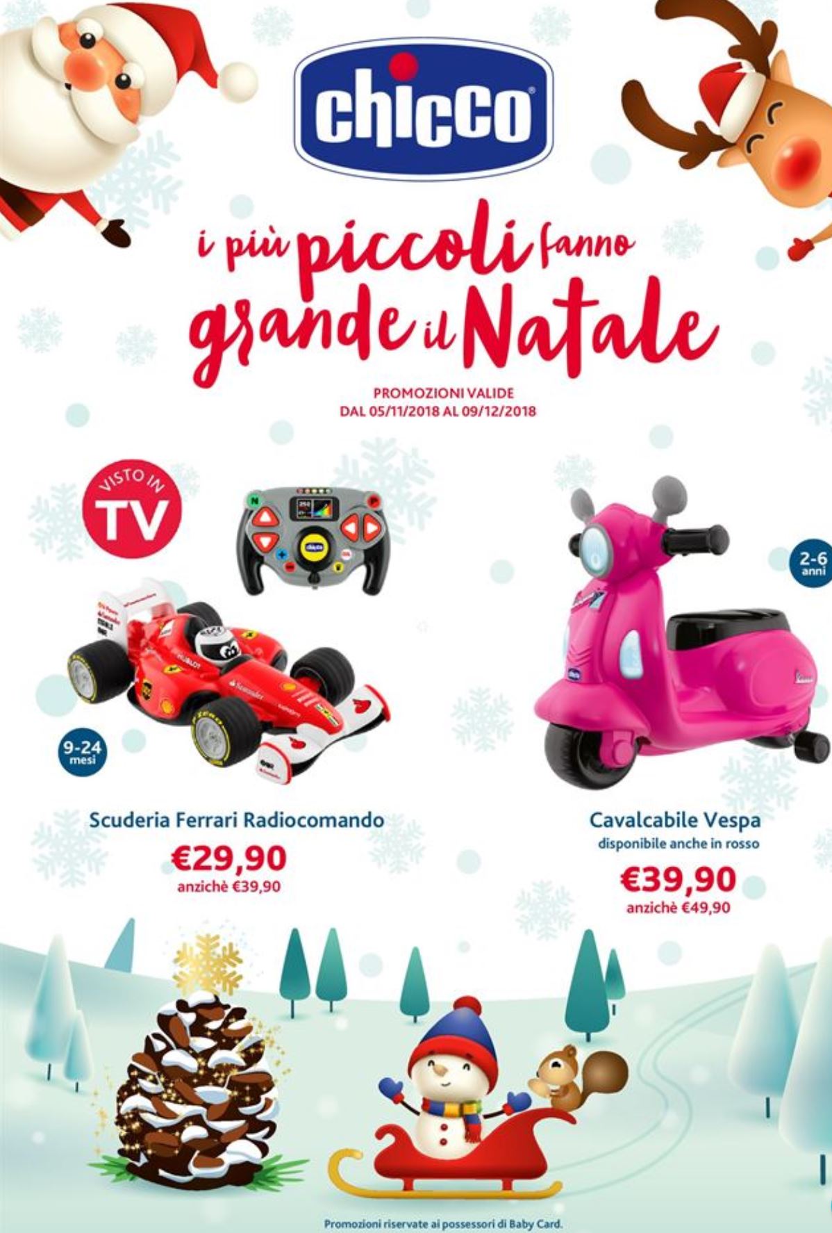 Volantino Chicco Natale 2024 offerte e prezzi giocattoli GBR