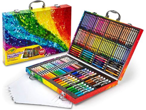 Crayola Valigetta arcobaleno per colorAre e disegnare con colori e fogli 140 pz CRAYOLA 