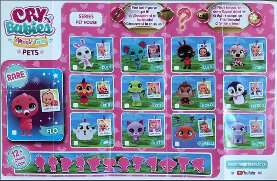 cry babies magic tears pets cuccioli booklet