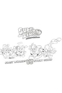 super zings disegni da colorare per bambini coast wizards vs sticky squad