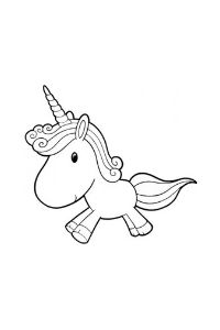 Unicorni da stampare e colorare unicorno pucciosetto