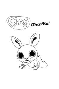 disegni di bing da colorare charlie