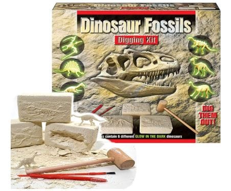 UOVO di Dinosauro Kit Scavo-ARCHEOLOGIA dissotterrare STORIA Scheletro Divertente ragazzino Toys 