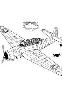 aerei da guerra da stampare