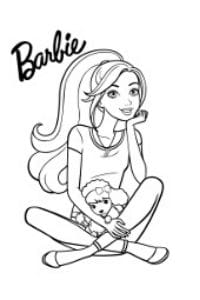 barbie disegni da colorare