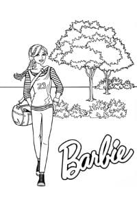 barbie natura disegni da colorare