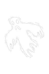 disegni tratteggiati per bambini il fantasma