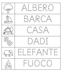Alfabeto Schede Di Pregrafismo Per Bambini Da Stampare Gratis Gbr
