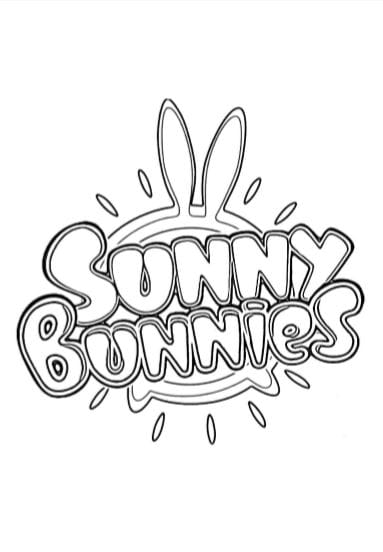 Sunny Bunnies logo da colorare