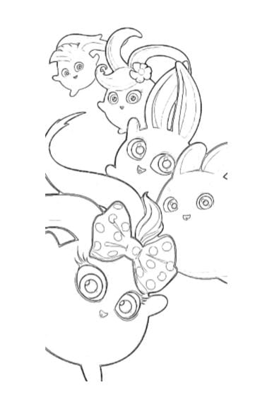 Sunny Bunnies Personaggi da colorare e stampare pdf A4