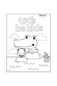 disegni da colorare per bambini 4 anni coccodrillo