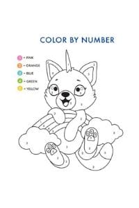 disegni da colorare per bambini 4 anni con i numeri