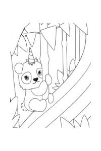 disegni da colorare per bambini 4 anni koala