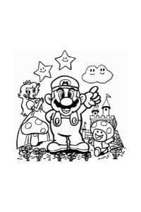 disegni da colorare per bambini di 8 anni super mario