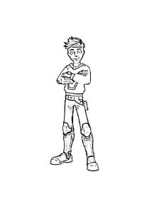 Robozuna Coloring Page Coloring Pages