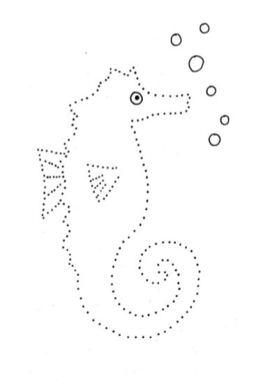 Come disegnare un cavalluccio marino, semplice