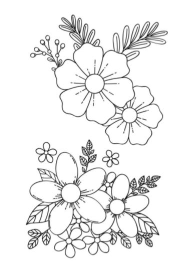 Fiori Da Colorare Stampa Gratis Disegni In Pdf A4 In Bianco E Nero Gbr