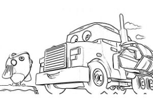 Super Truck disegni da colorare e stampare PDF Carl Trasform super camion