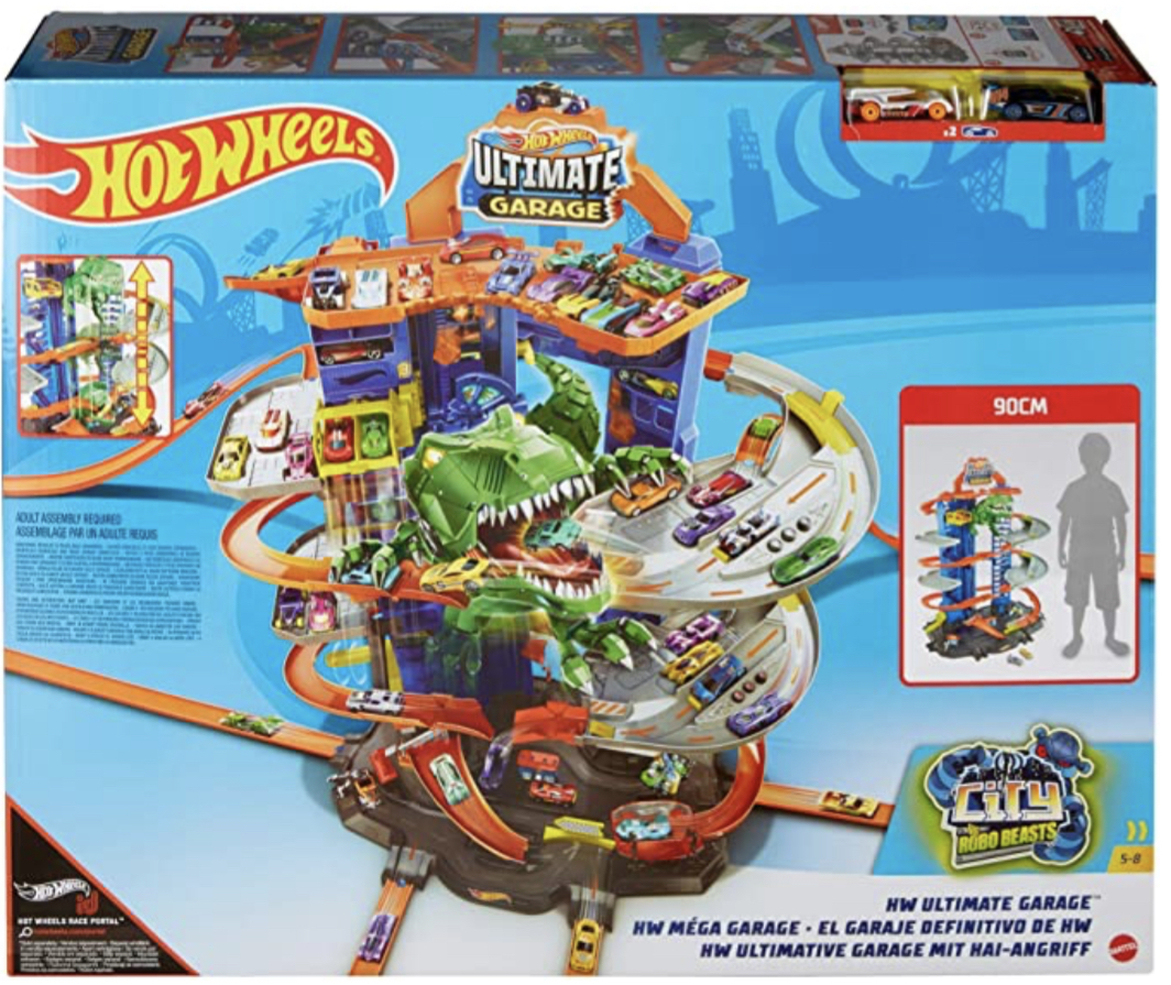 Garage delle Hot Wheels 2020 con dinosauro prezzo e dove comprare 