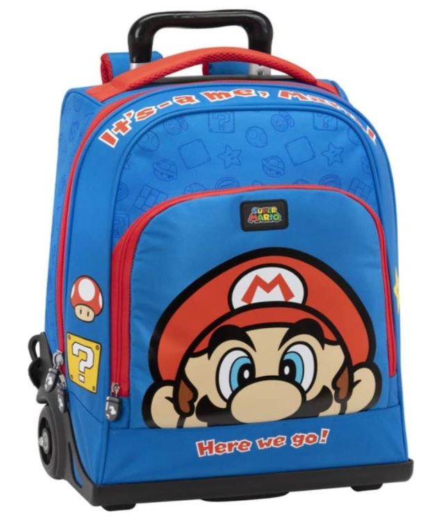 zaino scuola trolley super mario bros prezzo