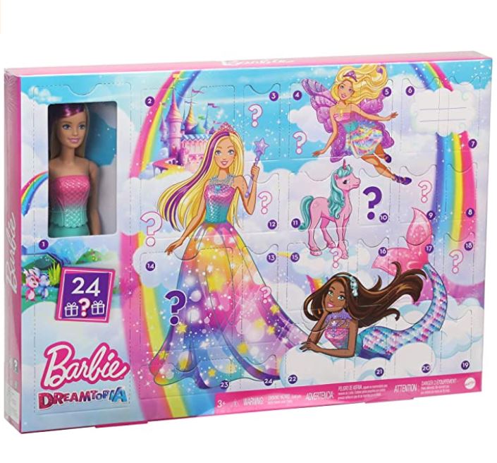 Calendario di Barbie dell'Avvento Natale 2020