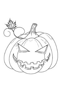 colorare zucca halloween pdf