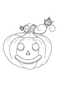 disegni da colorare zucca di halloween pdf