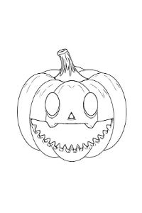 disegni zucca di halloween da ritagliare