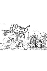 Disegni da colorare e stampare di Super Wings