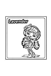 Little Charmers disegni da colorare Lavender