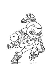 disegni da colorare personaggi splatoon