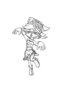 disegni splatoon fantasma da colorare e stampare