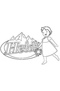 heidi disegni da colorare e stampare