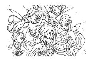 winx fate disegni da colorare e stampare