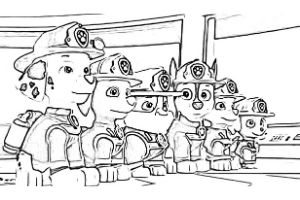 paw patrol ultimate rescue disegni da colorare