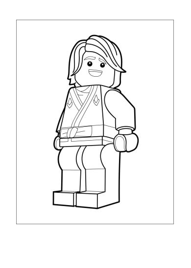 Lloyd disegno da colorare LEGO Ninjago personaggio PDF 