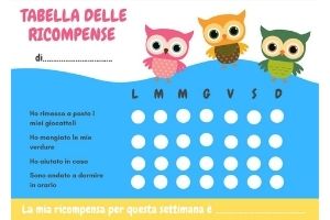 Tabella delle ricompense per bambini con faccende, anche vuota. Tema  scaricabile, stampabile, blu e sport -  Italia