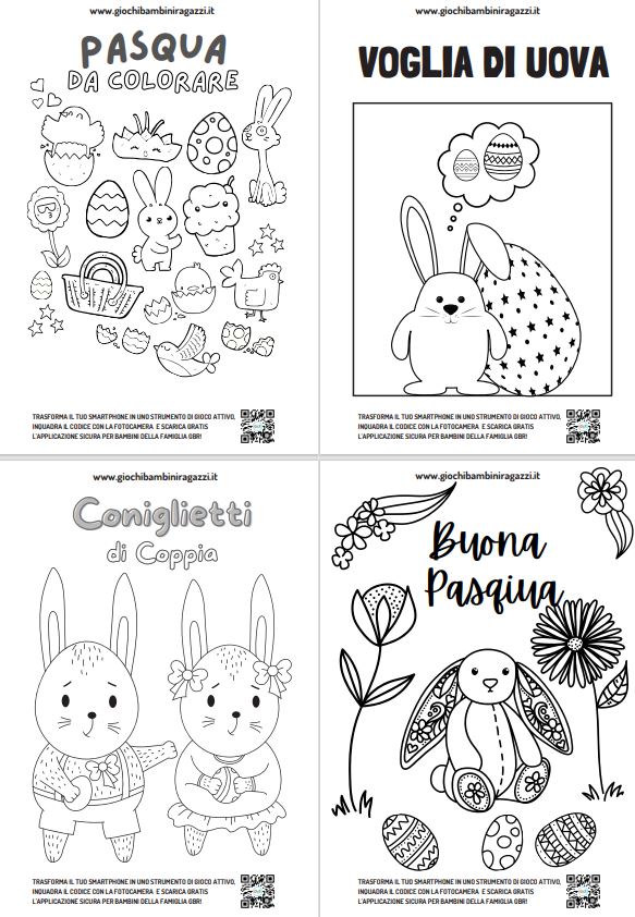 Album da colorare per bambini scarica gratis PDF A4 bianco e nero