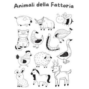 LIBRO DA COLORARE Animali: 100 Disegni Grandi e Facili per Bambini da 2 Anni  EUR 11,99 - PicClick IT