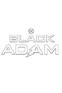 disegni black adam da colorare e stampare scritta pdf