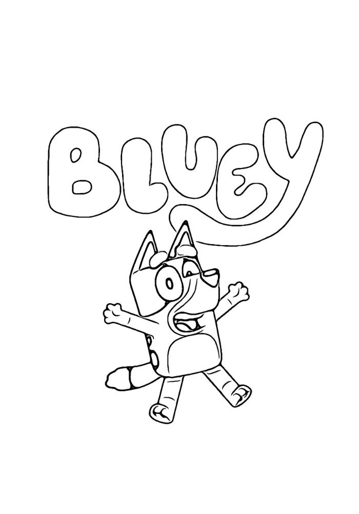 disegni bluey da colorare e stampare