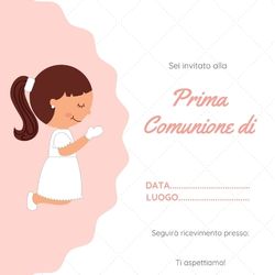 Bambino da stampare per Prima Comunione - Lavoretti Creativi