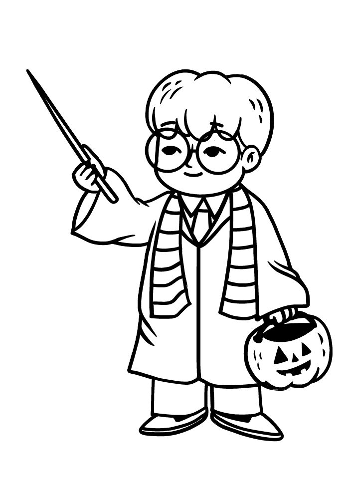 disegni harry potter da colorare