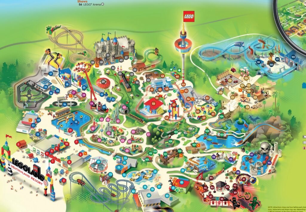 Mappa Legoland Germania PDF